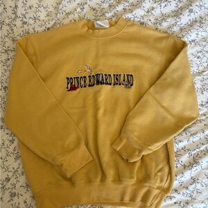Prince Edward Island Mustard Yellow Sweater